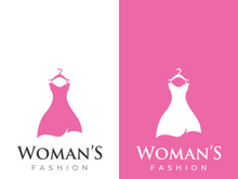 Women's clothing logo design.