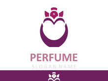 Luxury Perfume logo image cosmetic fragrance shop and business vector design