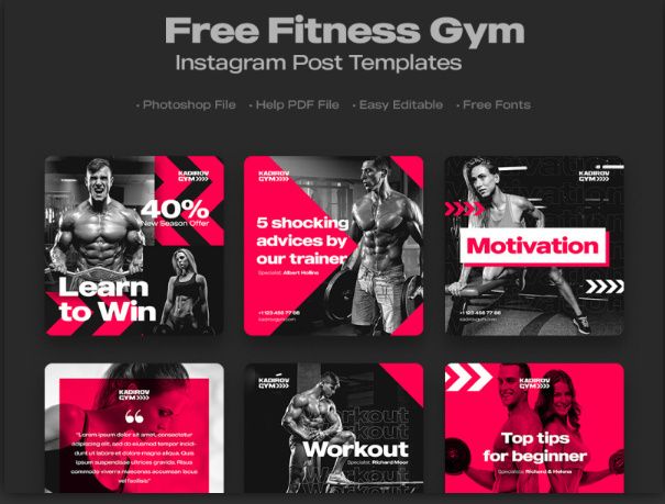 Instagram Post Templates - Free