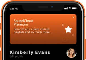 SoundCloud Dark Version - UI Kit