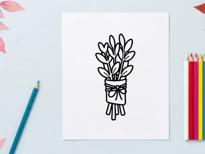 Planta de casa com laço decorativo em vaso minimalista. Ideia de presente de vegetação interna estilosa para decoração de casa ou escritório.