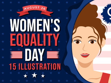 15 Womens Equality Day in United States Illustration preview picture