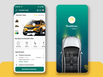 Cars Portal or Buy and Sell Cars Store Mobile App UI Kit