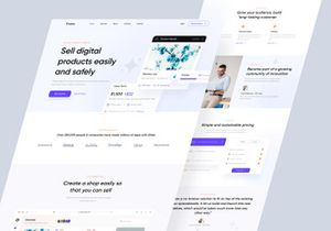 Digital Product Market: Landing Page 🥺