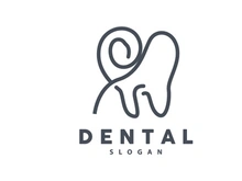 Tooth logo, Dental Health Vector, Care Brand Illustration