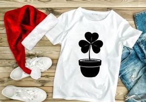 Shamrock in a Pot Silhouette