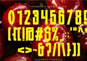 Cherrys - Condensed Sans Serif Font