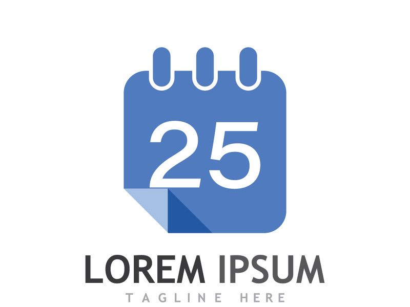 Calendar logo design.
