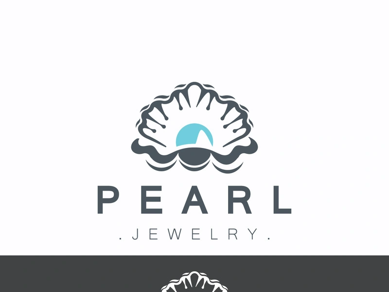 Pearl Shell or jewelry logo elegant and luxury beauty and fashion