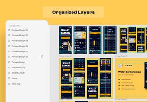 Wallet Banking App UI Kits