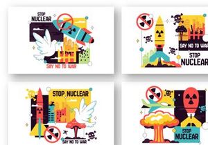 10 Stop Nuclear Illustration