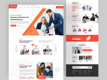 Corporate Business Landing Page preview picture