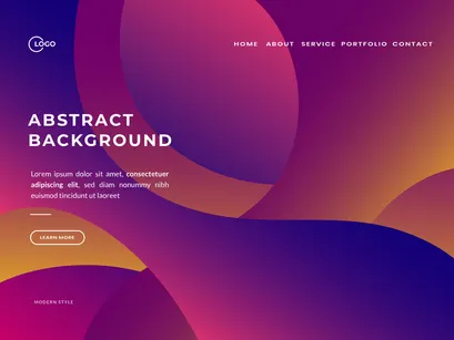 Abstract Background Wave Modern