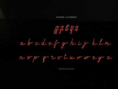 Stay Again | Monoline Script Font
