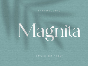 Magnita - Serif Font preview picture