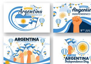 12 Argentina Independence Day Illustration