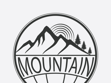 Mountain logo preview picture
