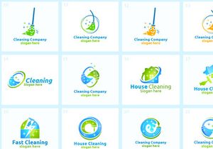 30+ Cleaning Service Logo Bundle