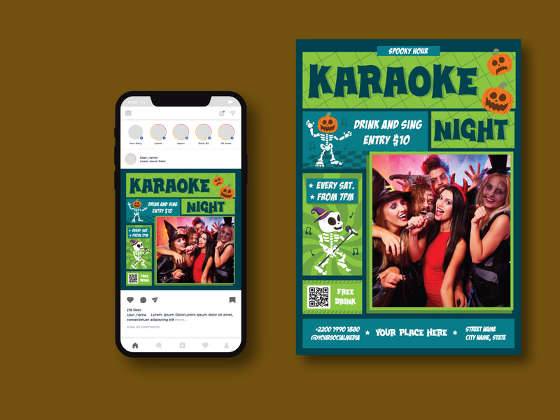 Karaoke Night Flyer