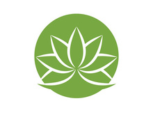 Vegan leaf green eco logo nature