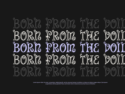 Illusion Thread - Display Font