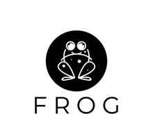 frog logo simple vector design template