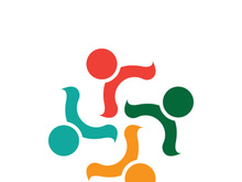 Community logo business template and icon people vector