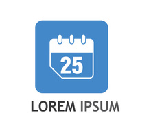 Calendar logo design.