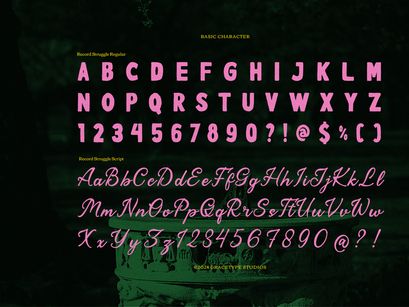 Record Struggle | Hand Drawn Script Vintage