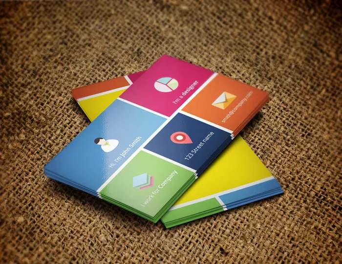 Metro Business Card Template