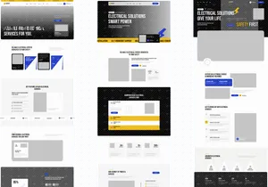 Voltify - Electrician & Electrical Services Figma Template