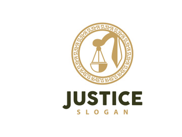 Lawyer Logo, Law Court Simple Design preview picture