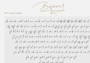 Befront Signature Font