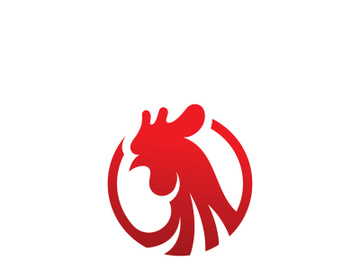 Rooster Logo  Chicken Head icon and symbol Designs Template preview picture