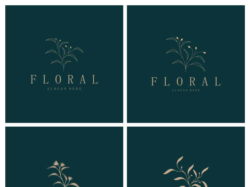 Elegant floral and leaf frame. Delicate botanical vector illustration for labels, spas, corporate identity, and wedding invitations