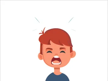 Imagen de vista previa de Diseño plano de un hombre que siente pérdida de control o muerte.
