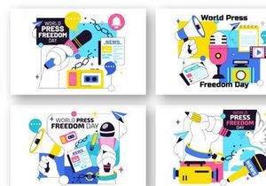 10 World Press Freedom Day Illustration