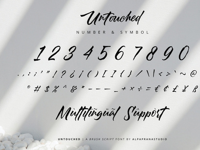 Untouched - Brush Script Font