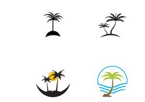 Palm tree logo