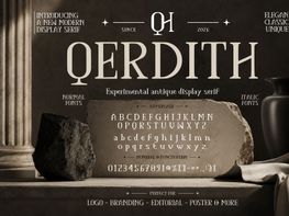 QERDITH – Experiential Antique Display Serif preview picture