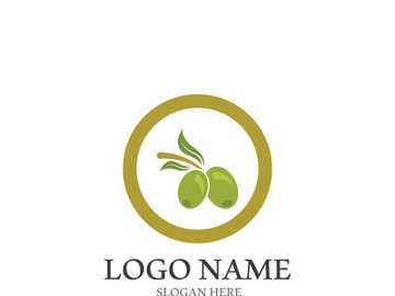 Extra virgin olive oil logo icon design vector illustration preview picture