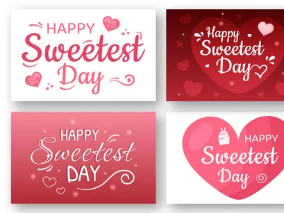 12 Happy Sweetest Day Illustration