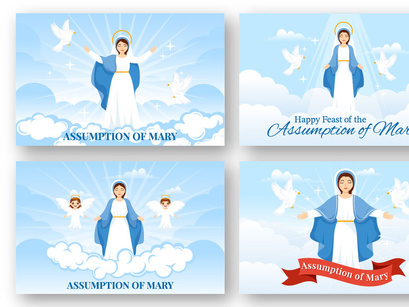 13 Assumption of Mary Illustration