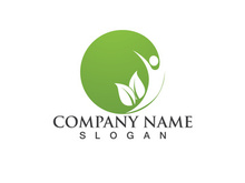 Health life people tree leaf green logo