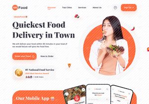 id8food Landing page - Figma