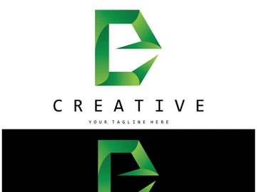creative letter e logo design, for brand, startup, business, company, identity, application, vector preview picture