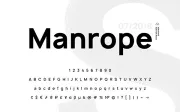 Manrope: A modern, geometric sans-serif typeface