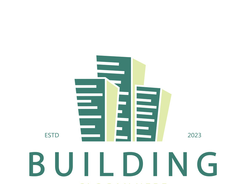 Building logo vector illustration design,Real Estate logo template, Logo symbol icon