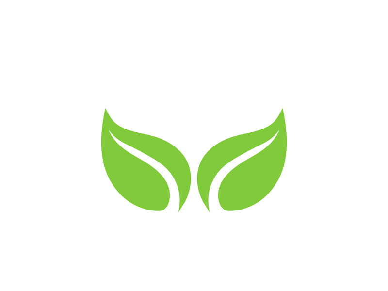 green leaf ecology nature element vector