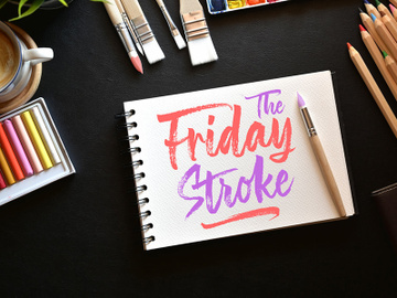 The Friday Stroke Font preview picture